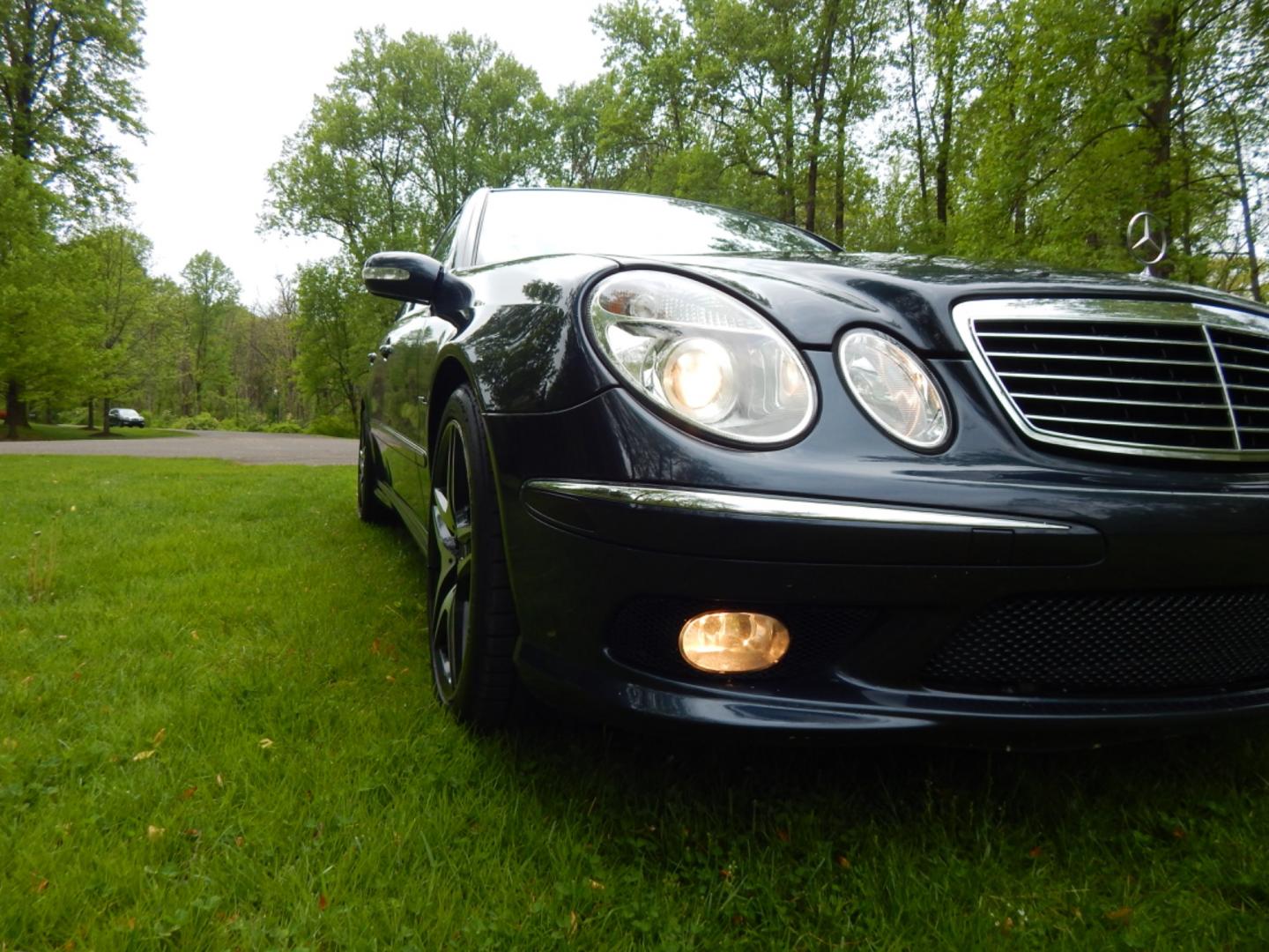 2005 Blue /Black Leather Mercedes-Benz AMG E55 AMG (WDBUF76J45A) with an 5.4L V8 SOHC 24V SUPERCHARGED engine, 5-Speed Automatic Overdrive transmission, located at 6528 Lower York Road, New Hope, PA, 18938, (215) 862-9555, 40.358707, -74.977882 - Here for sale is a super cool, very rare, 2005 Mercedes-Benz E55 AMG. Under the hood is one of Mercedes best V8's, the supercharged 5.4 liter. It puts the power to the rear wheels via an automatic 5 speed transmission equipped with push button speed shift technology. Options include: keyless entry - Photo#7